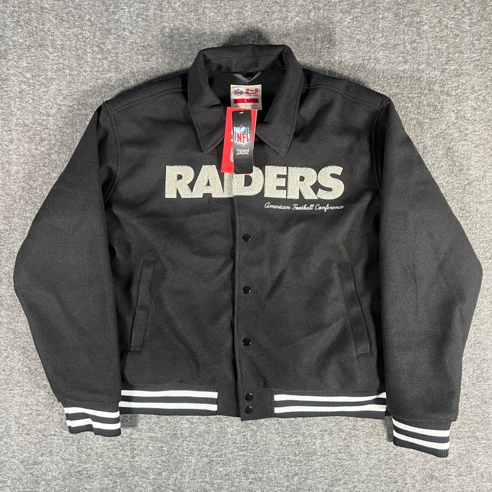 Las Vegas Raiders NFL Ultra Game Kodiak Mountain Jacket Embroidered Black Large